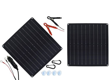 20W قدرت شارژر خورشیدی قابل حمل سیاه و سفید قابل حمل برای کمپینگ